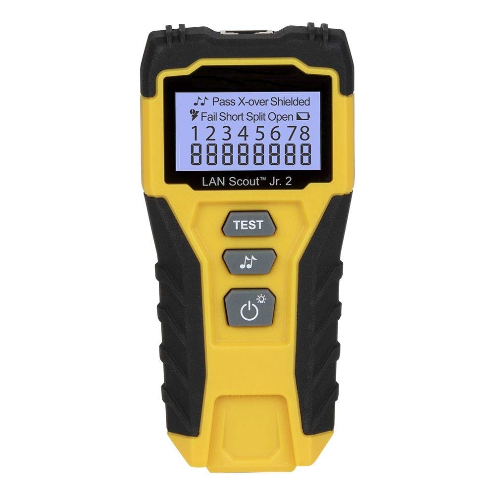 VDV526-200 VDV526-200 Cable Tester, LAN Scout Jr. 2 Ethernet Cable Tester for CAT 5e, CAT 6/6A Cables with RJ45 Connections